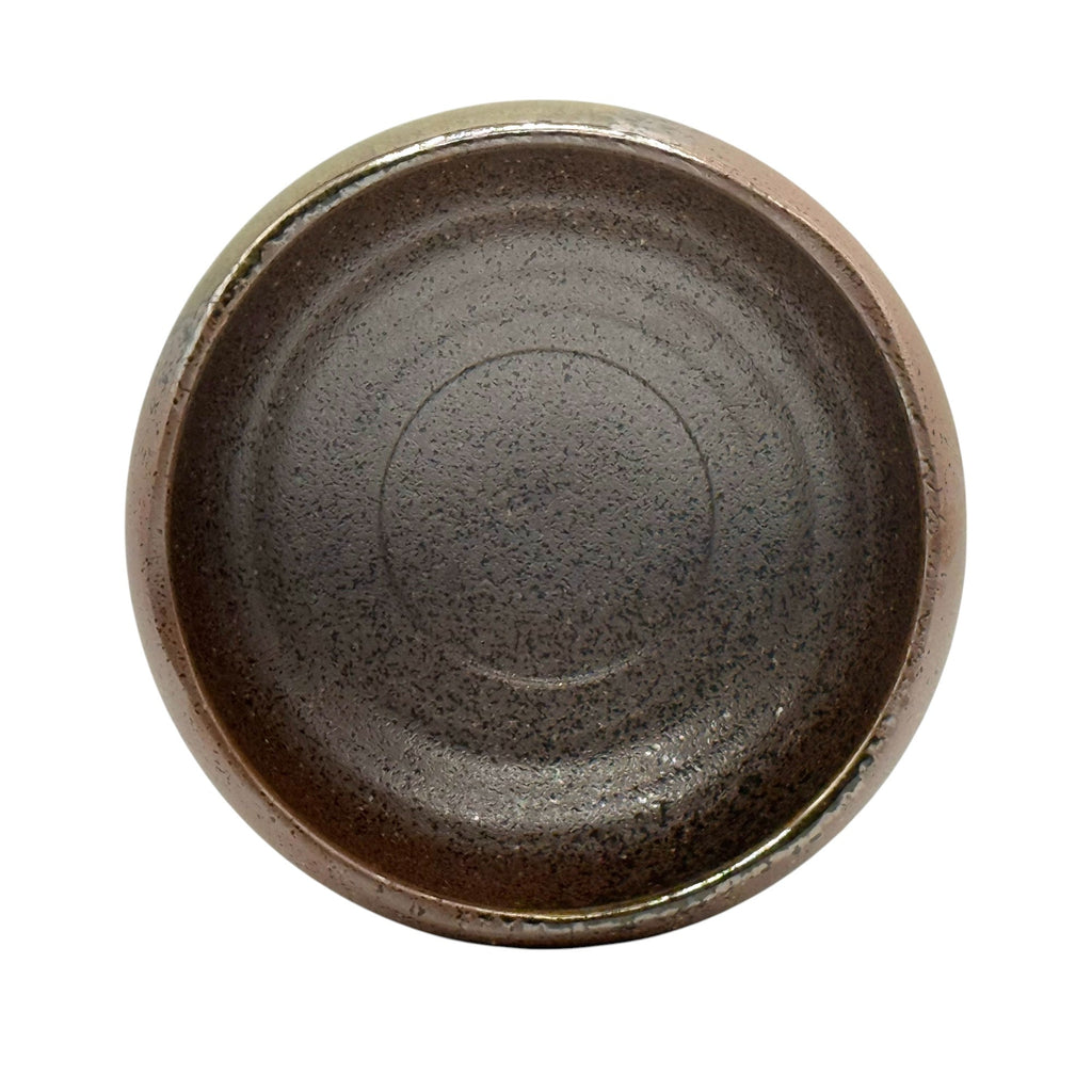 Inoue Tea Nanban Brown Mino-yaki Chawan - Japanese Matcha Bowl, featuring a traditional ceramic design for matcha preparation.