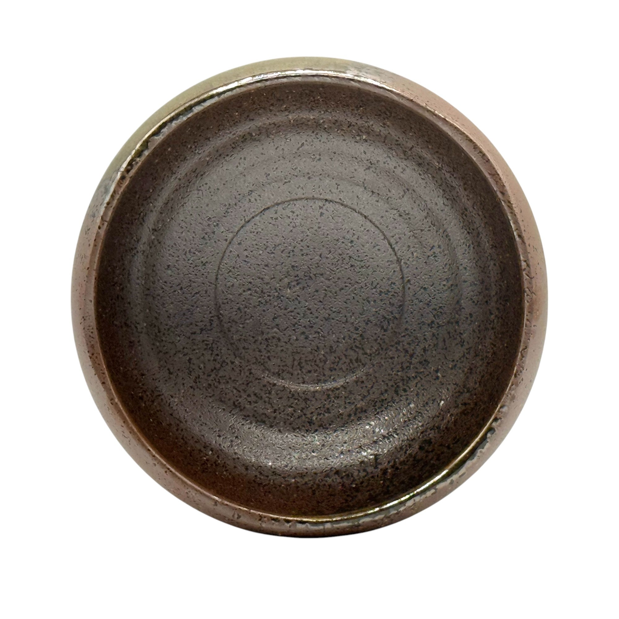 Inoue Tea Nanban Brown Mino-yaki Chawan - Japanese Matcha Bowl, featuring a traditional ceramic design for matcha preparation.
