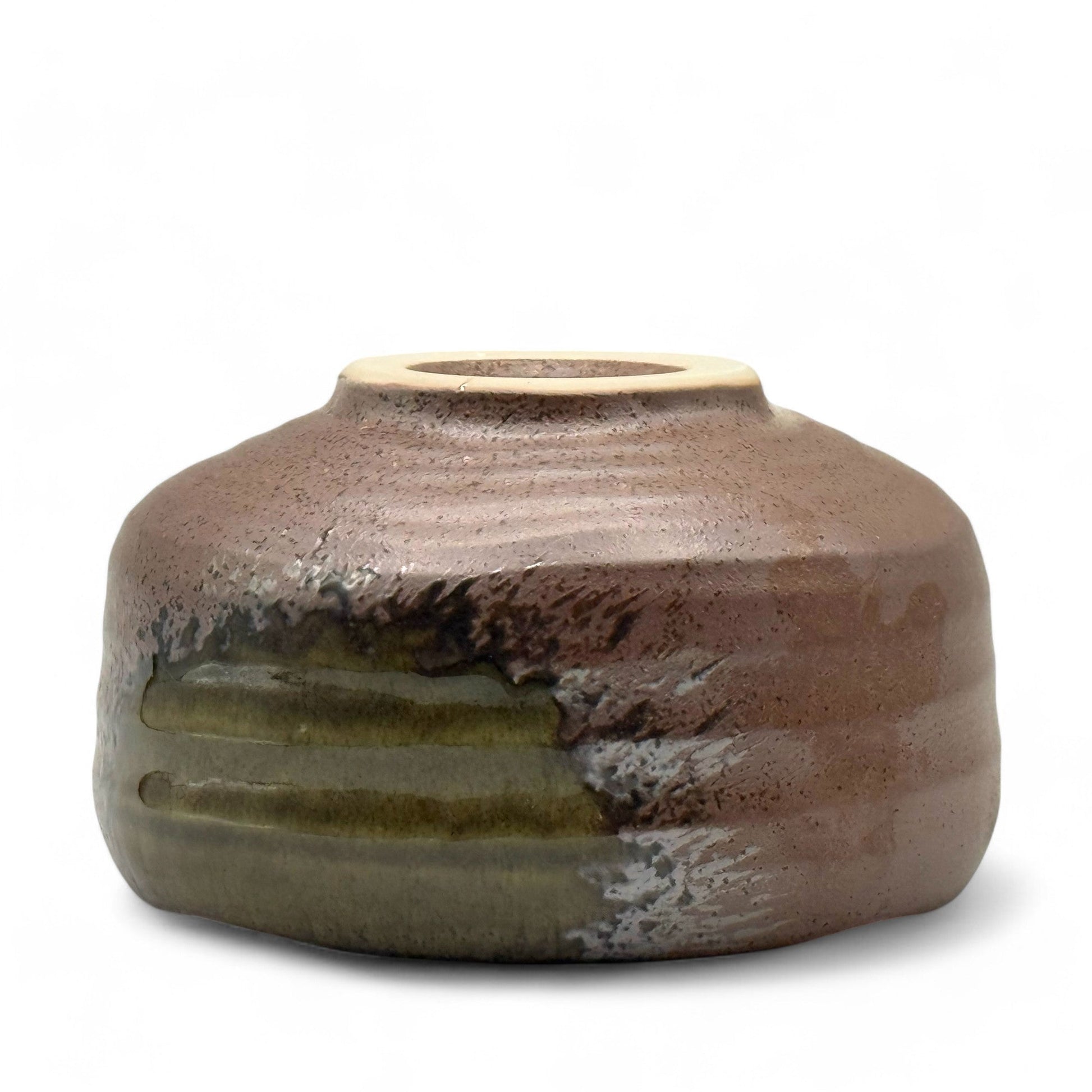 Inoue Tea Nanban Brown Mino-yaki Chawan - Japanese Matcha Bowl