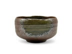 Inoue Tea Nanban Brown Mino-yaki Chawan - Japanese Matcha Bowl in earthy tones, ideal for traditional tea ceremonies.