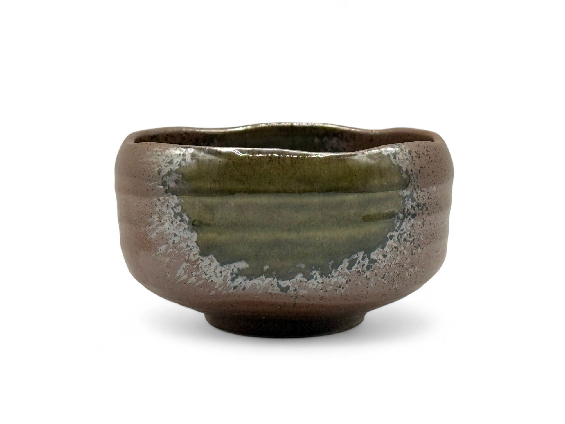 Inoue Tea Nanban Brown Mino-yaki Chawan - Japanese Matcha Bowl