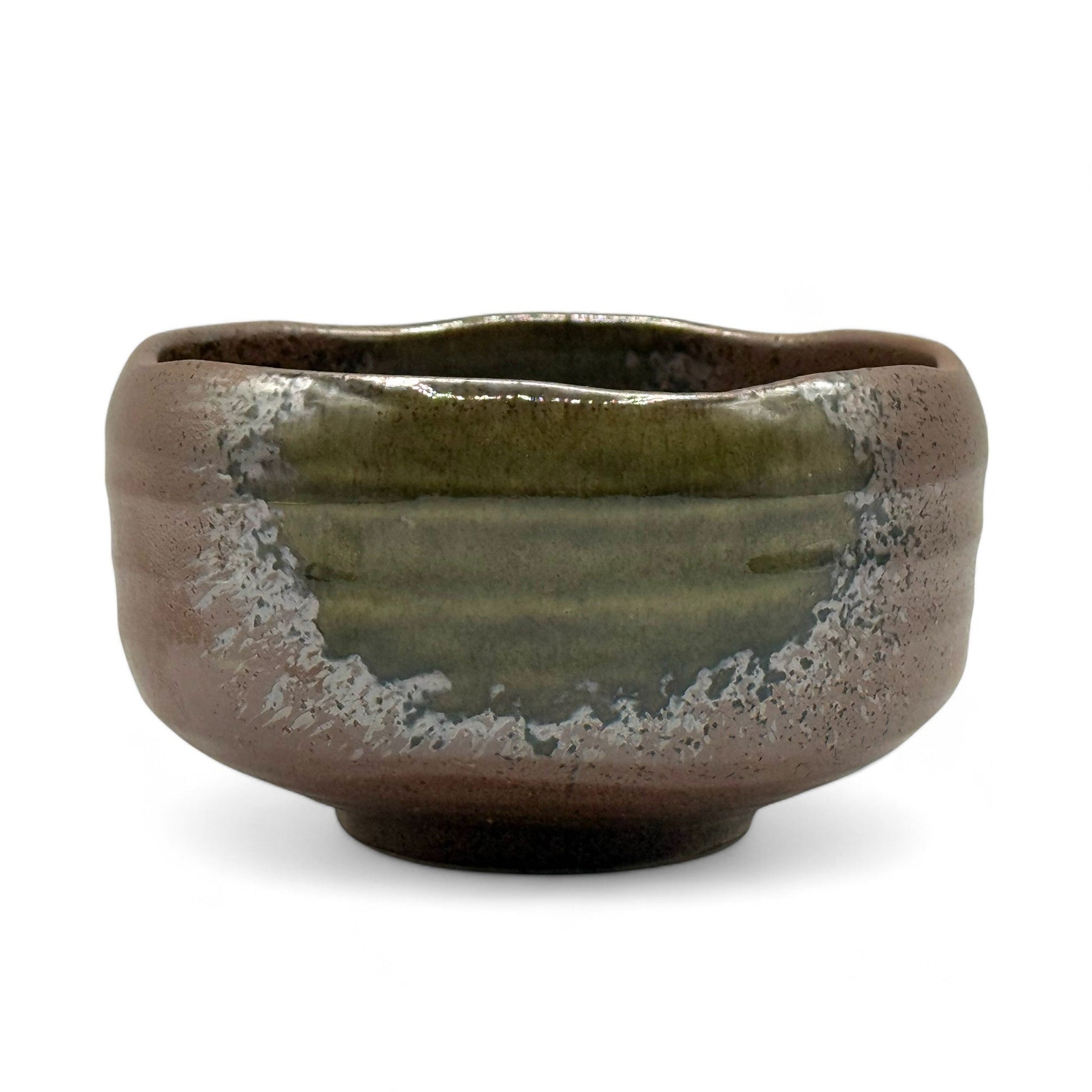 Inoue Tea Nanban Brown Mino-yaki Chawan - Japanese Matcha Bowl