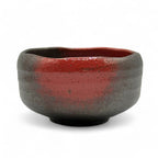 Inoue Akabuki Tenmoku Red Mino-yaki Chawan - Japanese Matcha Bowl