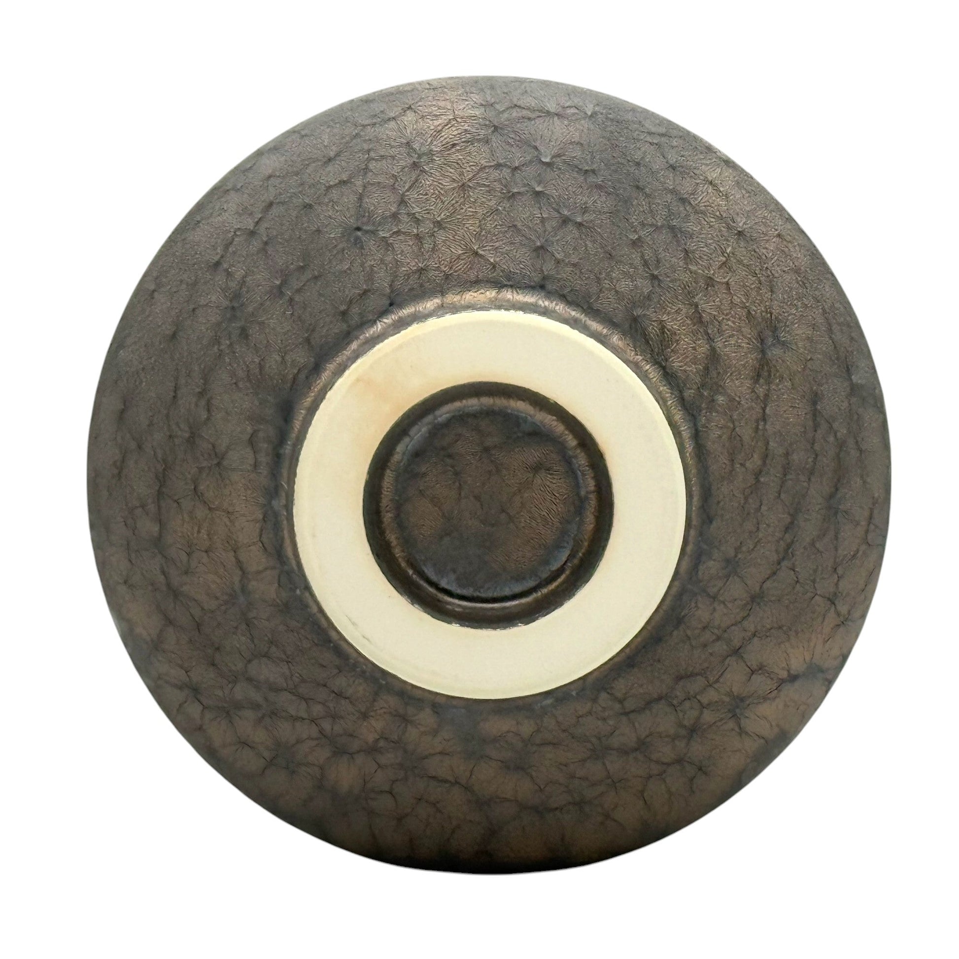 Inoue Tea Kinkessho Bronze Mino-yaki Chawan - Japanese Matcha Bowl