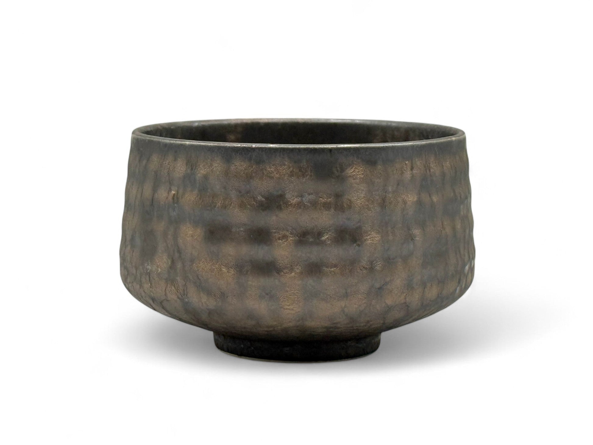 Inoue Tea Kinkessho Bronze Mino-yaki Chawan - Japanese Matcha Bowl