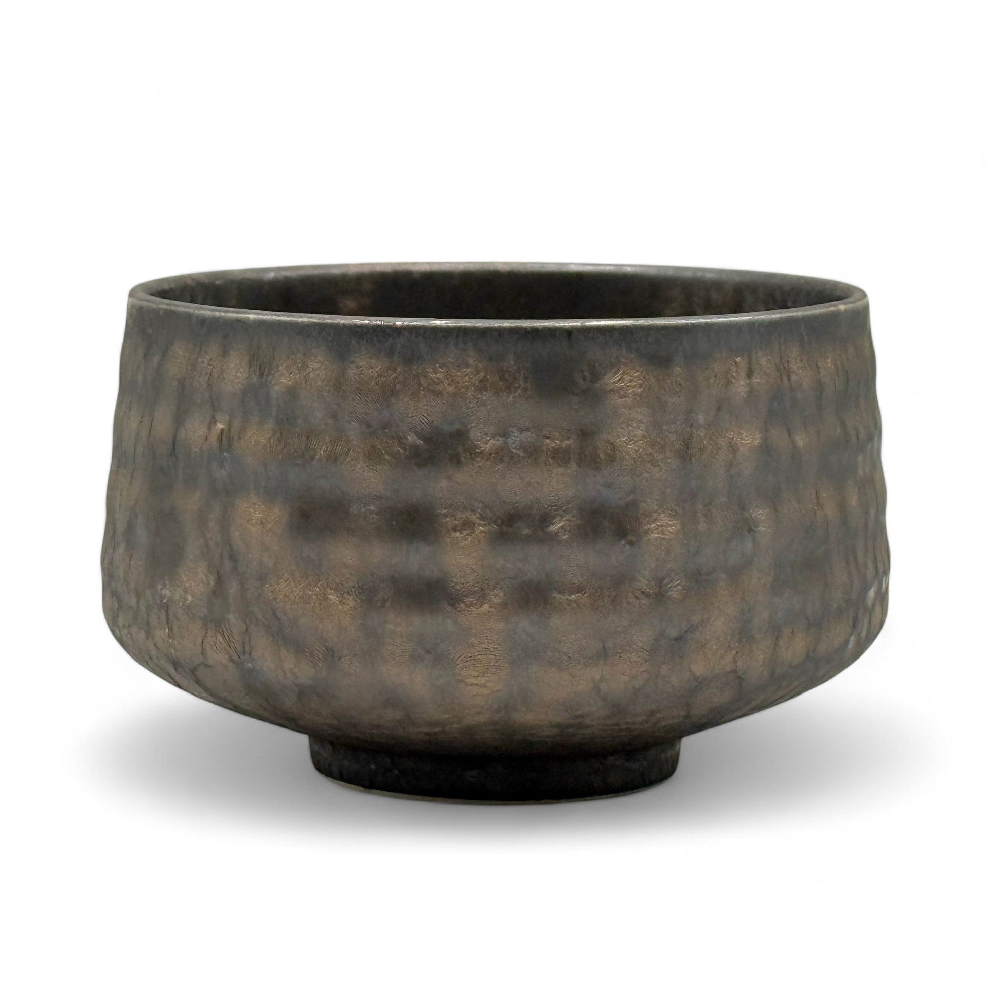 Inoue Tea Kinkessho Bronze Mino-yaki Chawan - Japanese Matcha Bowl