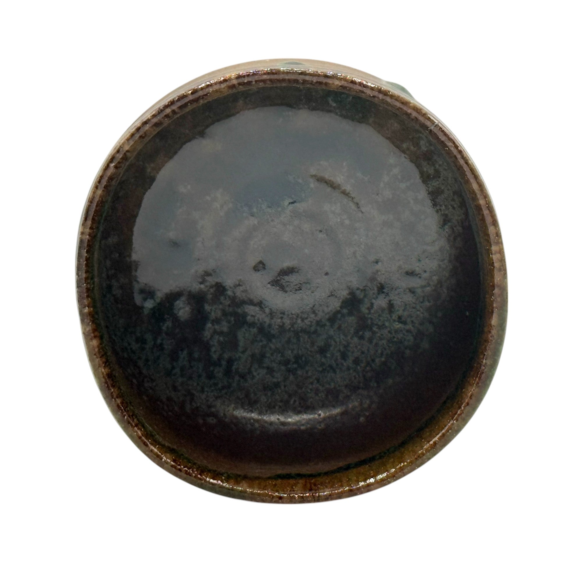 Inoue Tsuchi Clay Brown Mino-yaki Chawan - Japanese Matcha Bowl Tea