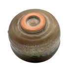 Inoue Tsuchi Clay Brown Mino-yaki Chawan - Japanese Matcha Bowl Tea