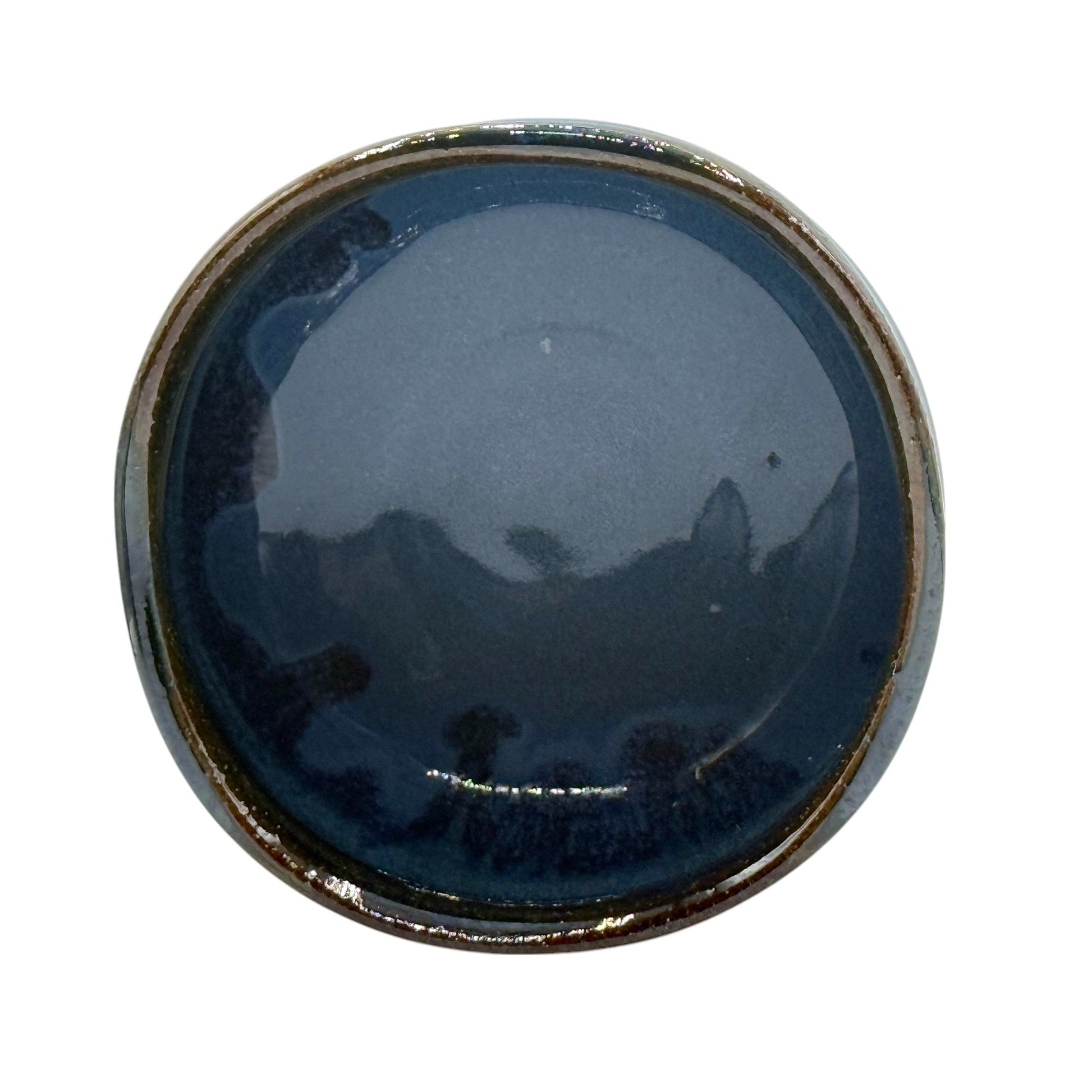 Inoue Tea Namako Blue Mino-yaki Chawan - Japanese Matcha Bowl
