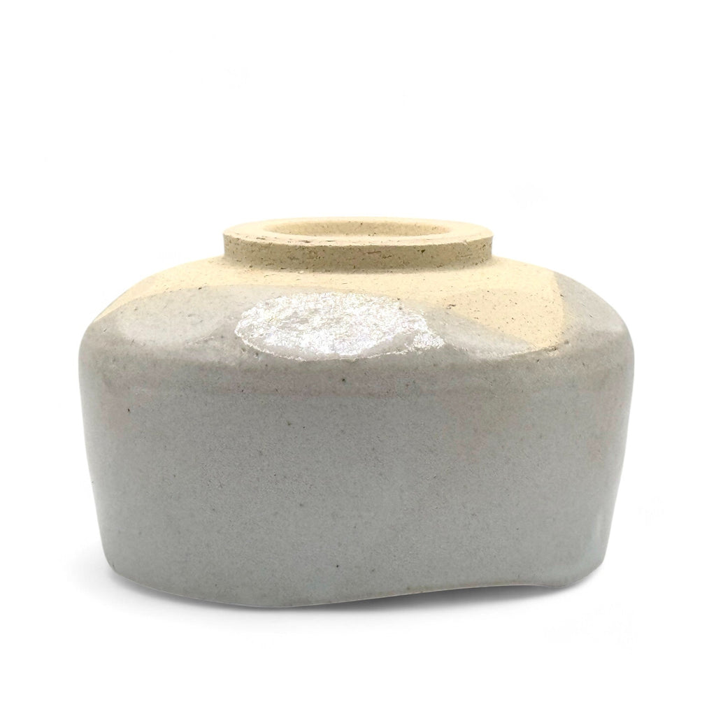 Inoue Tea Oshiroi Yuzu White Mino-yaki Chawan - Japanese Matcha Bowl