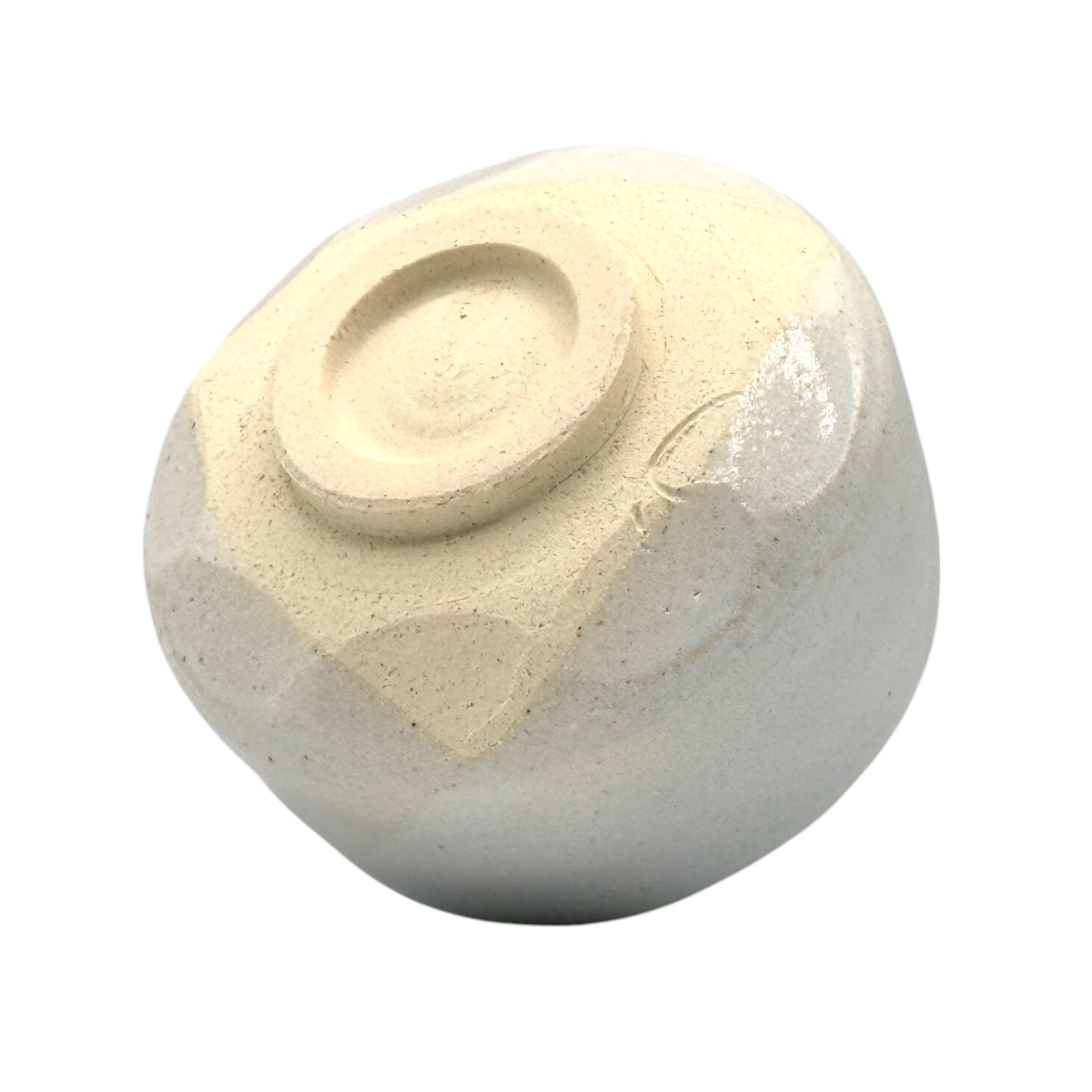 Inoue Tea Oshiroi Yuzu White Mino-yaki Chawan - Japanese Matcha Bowl shown in image, featuring a traditional ceramic design.