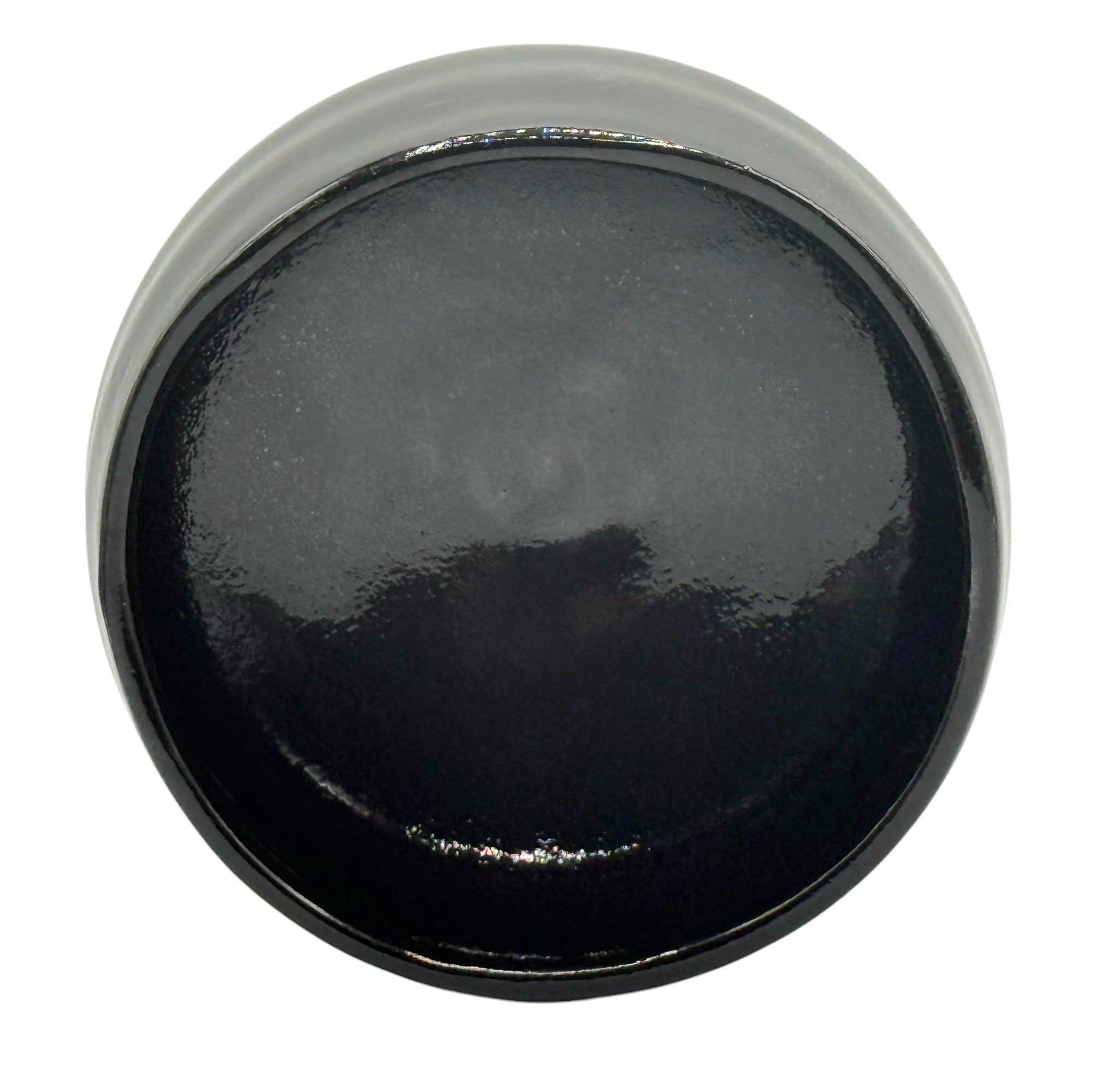 Inoue Tea Isshiki Black Mino-yaki Chawan - Japanese Matcha Bowl, a handcrafted ceramic bowl for serving matcha.