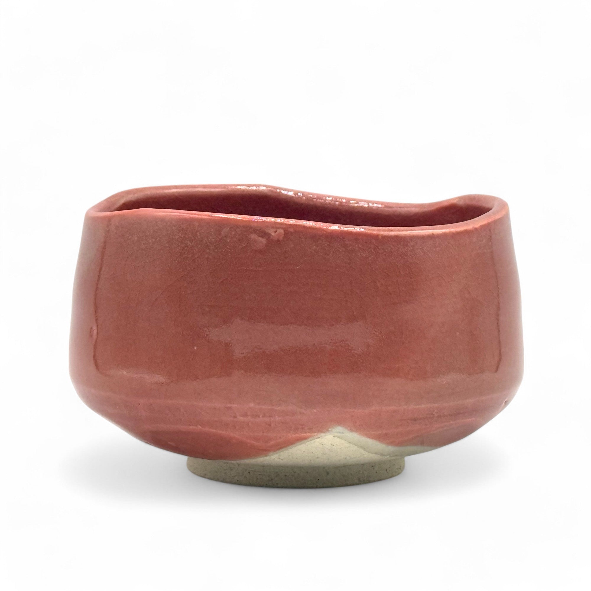 Inoue Miya Pink Mino-yaki Chawan - Japanese Matcha Bowl