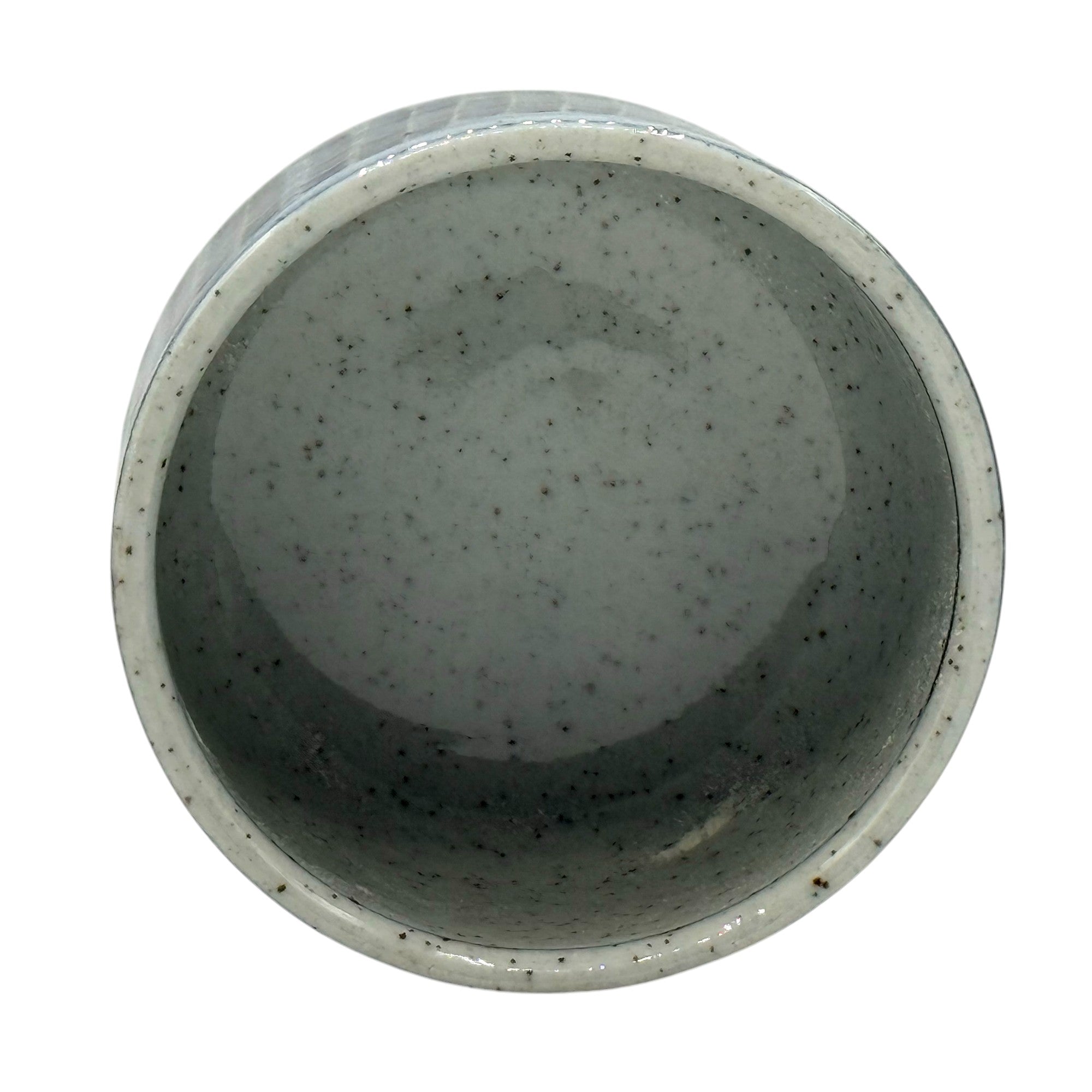 Inoue Ishiyaki Gosu Blue Mino-yaki Chawan - Japanese Matcha Bowl