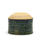 Inoue Kura Green Mino-yaki Chawan - Japanese Mini Matcha Bowl