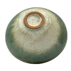 Inoue Tea Nagashi Flower Oribe-yaki Ido Chawan - Japanese Matcha Bowl, a ceramic bowl with a floral design for matcha preparation.