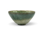 Inoue Tea Nagashi Flower Oribe-yaki Ido Chawan - Japanese Matcha Bowl, ceramic matcha bowl with floral design.