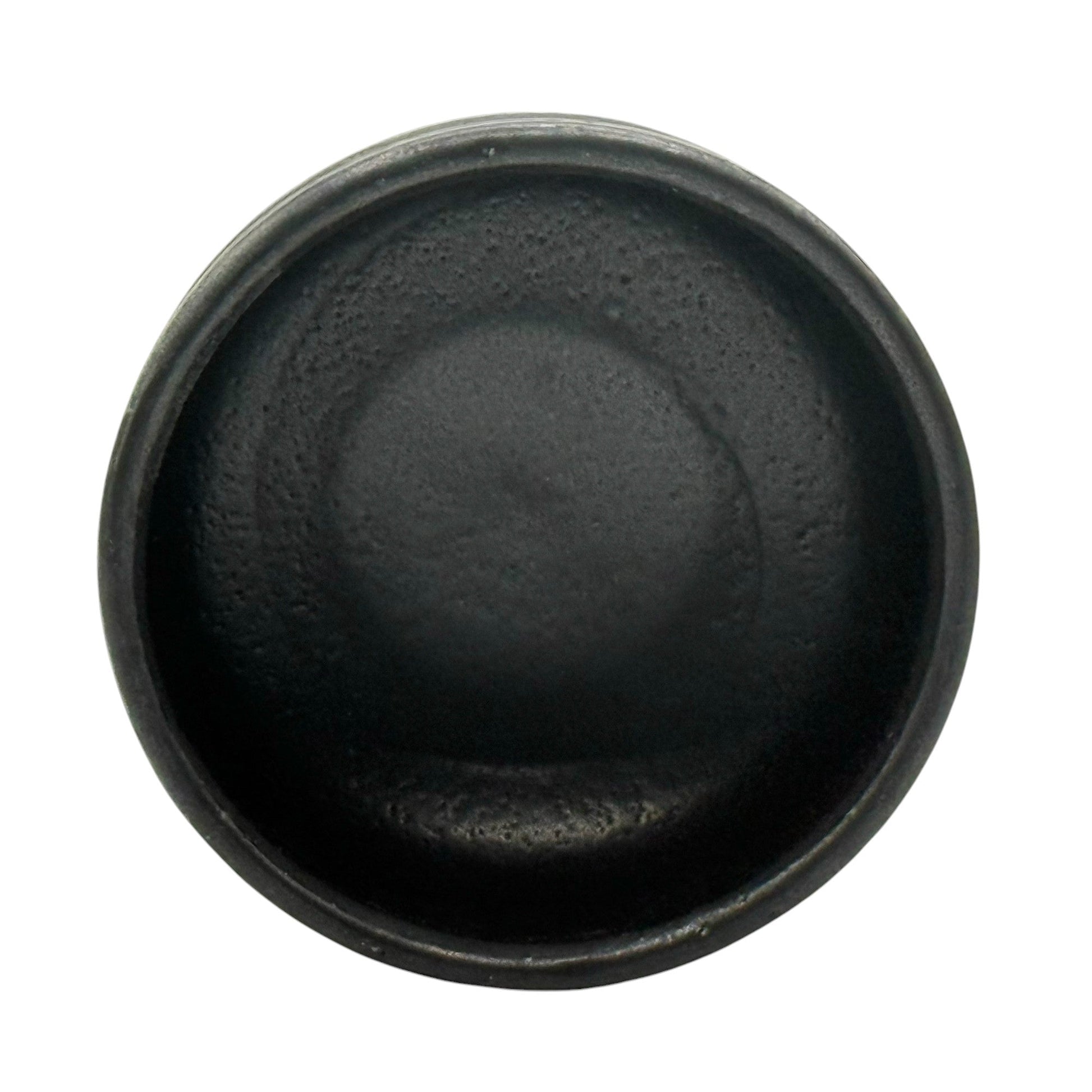 Inoue Tea Kuro Black Mino-yaki Chawan - Japanese Matcha Bowl