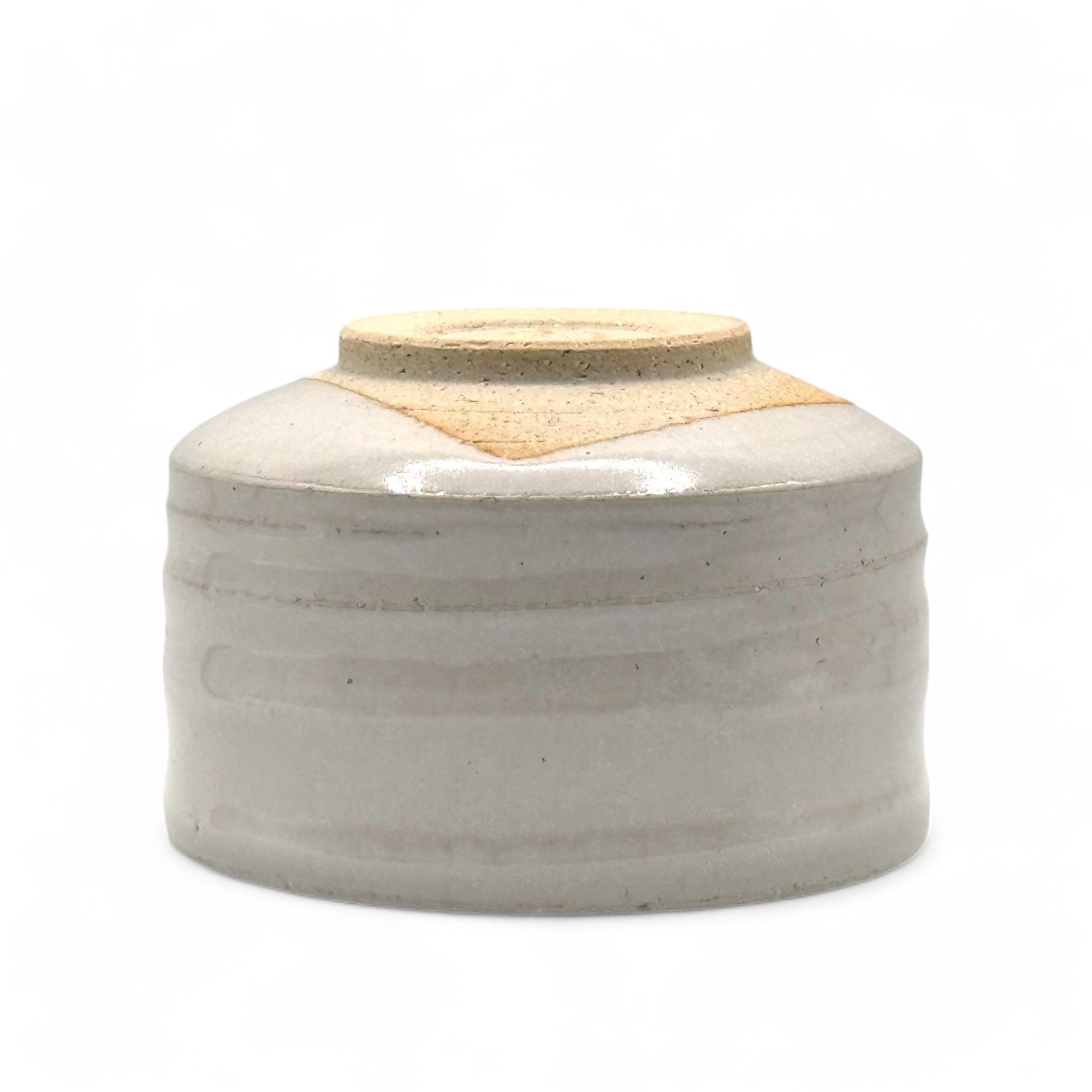 Inoue Tea Shirahagi White Mino-yaki Chawan - Japanese Matcha Bowl
