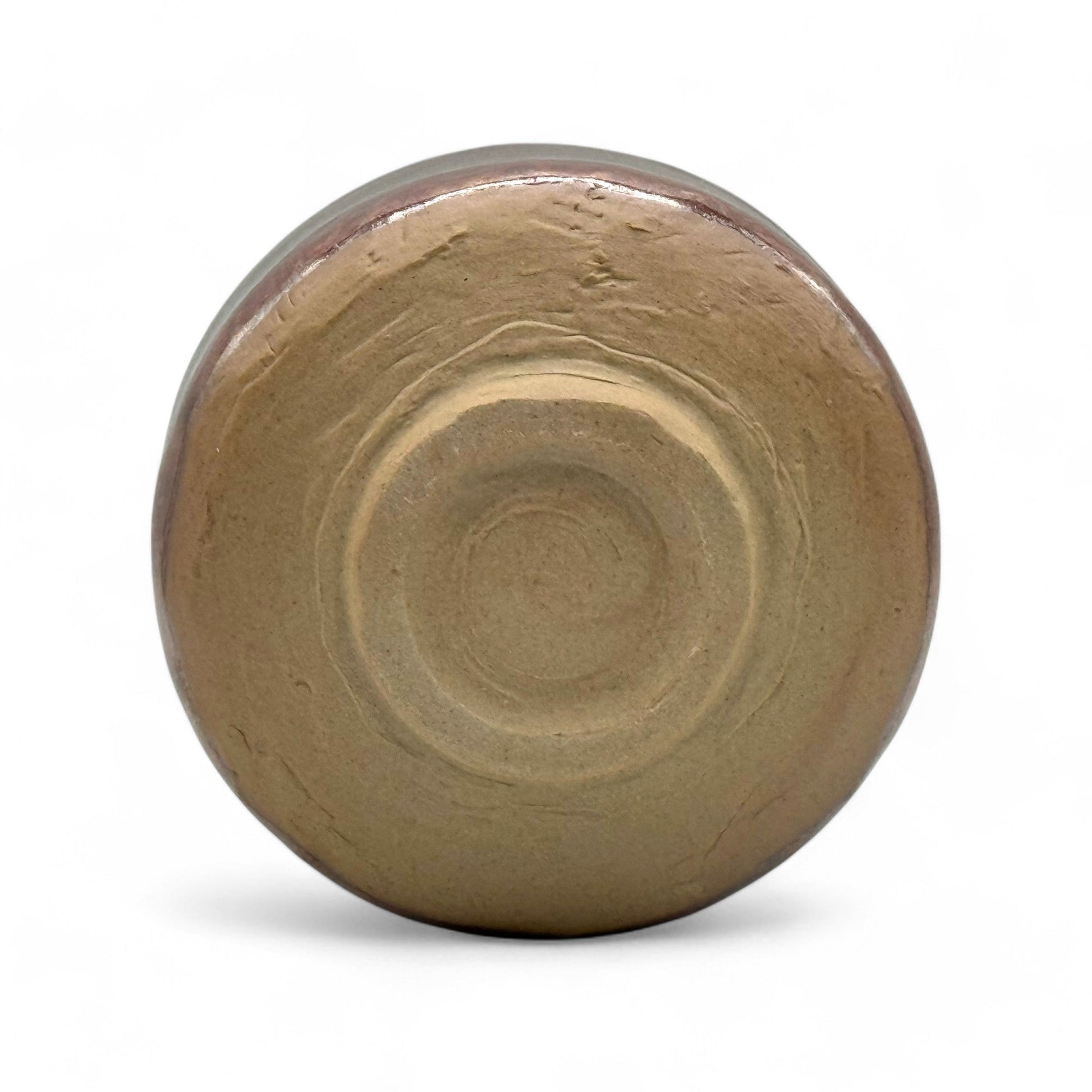 Inoue Tea Buronzu Red Mino-yaki Chawan - Japanese Matcha Bowl