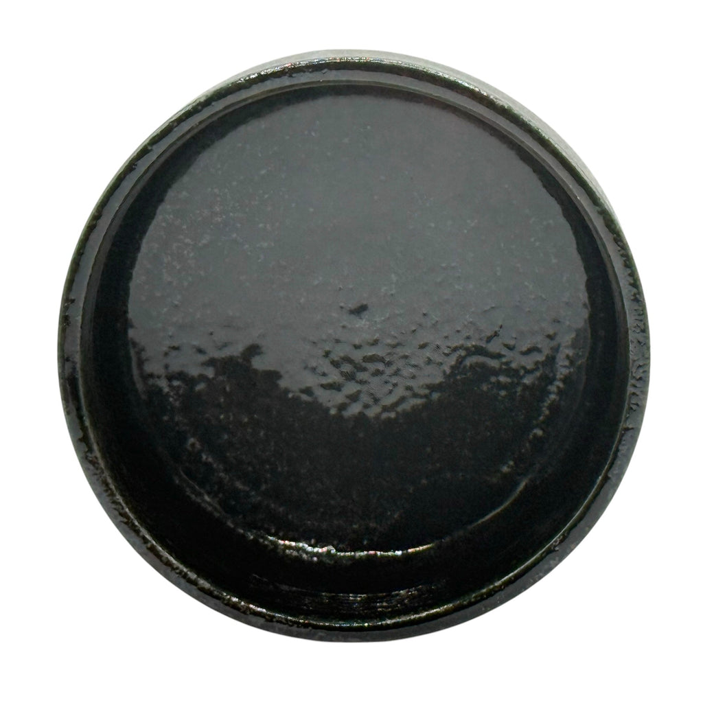 Inoue Tea Kurosuna Black Mino-yaki Chawan - Japanese Matcha Bowl