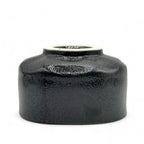 Inoue Tea Kurosuna Black Mino-yaki Chawan - Japanese Matcha Bowl shown in image