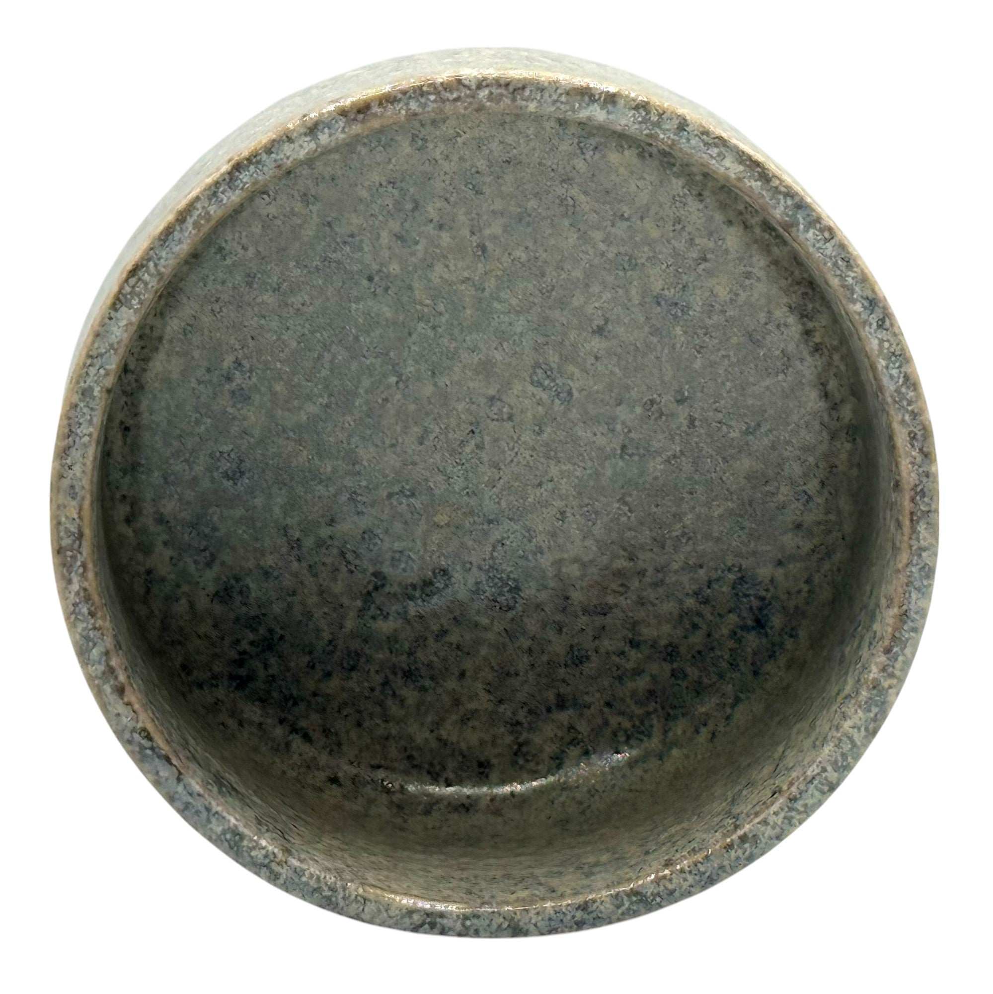 Inoue Tea Oboro Gray Mino-yaki Chawan - Japanese Matcha Bowl, gray ceramic bowl for serving matcha tea.