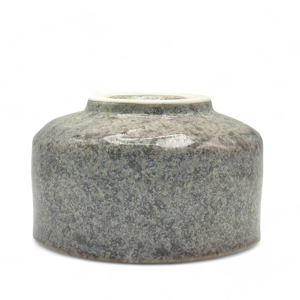 Inoue Tea Oboro Gray Mino-yaki Chawan - Japanese Matcha Bowl