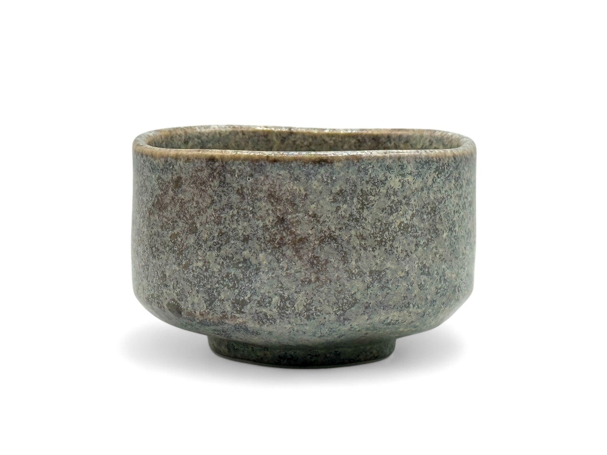 Inoue Tea Oboro Gray Mino-yaki Chawan - Japanese Matcha Bowl