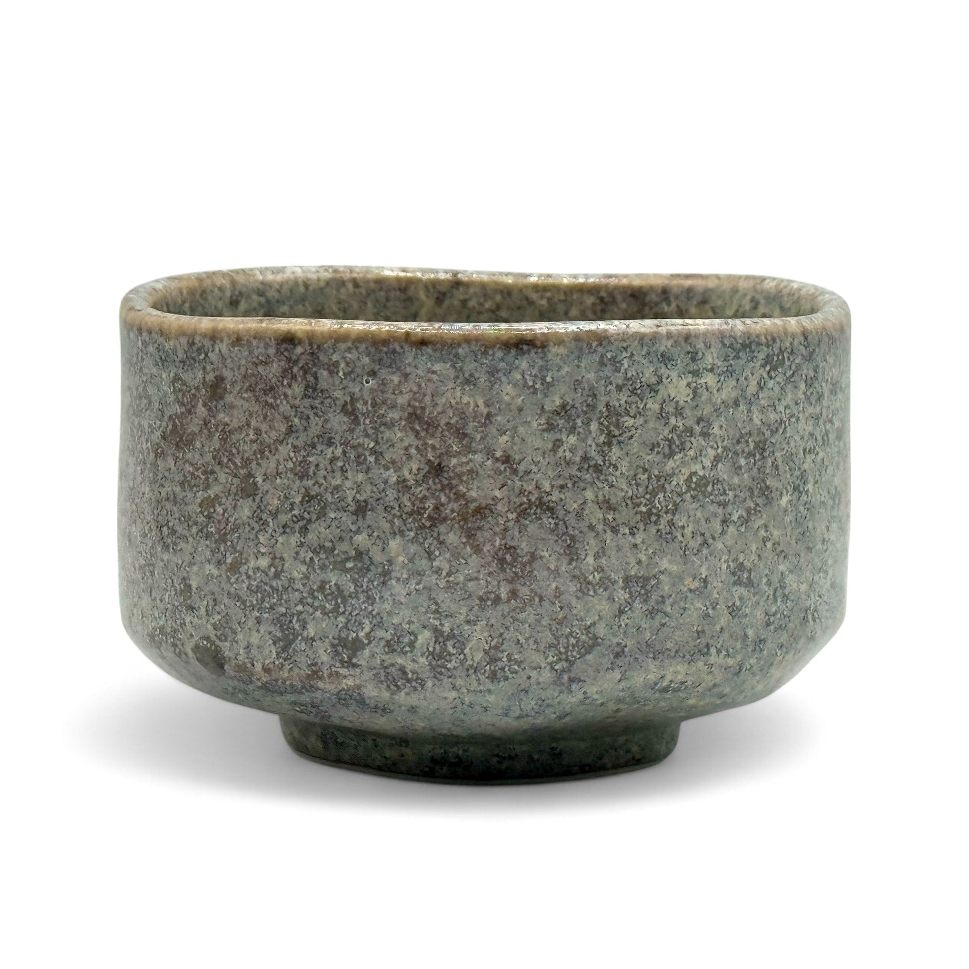 Inoue Tea Oboro Gray Mino-yaki Chawan - Japanese Matcha Bowl