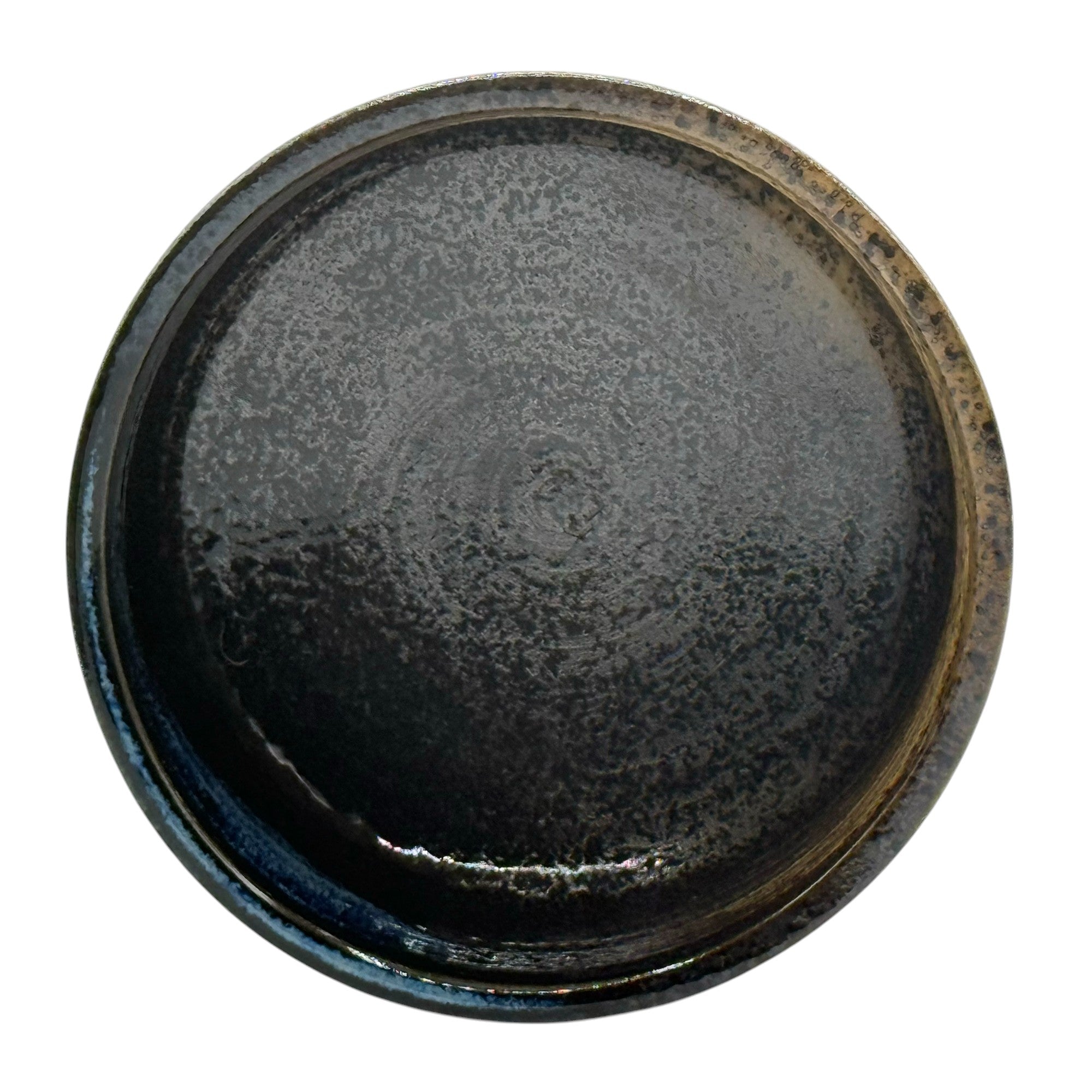 Inoue Tea Brushstroke Brown Mino-yaki Chawan - Japanese Matcha Bowl, a ceramic tea bowl with a brushstroke design.