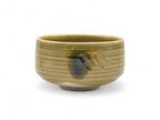 Inoue Kizeto Yellow Mino-yaki Chawan - Japanese Matcha Bowl