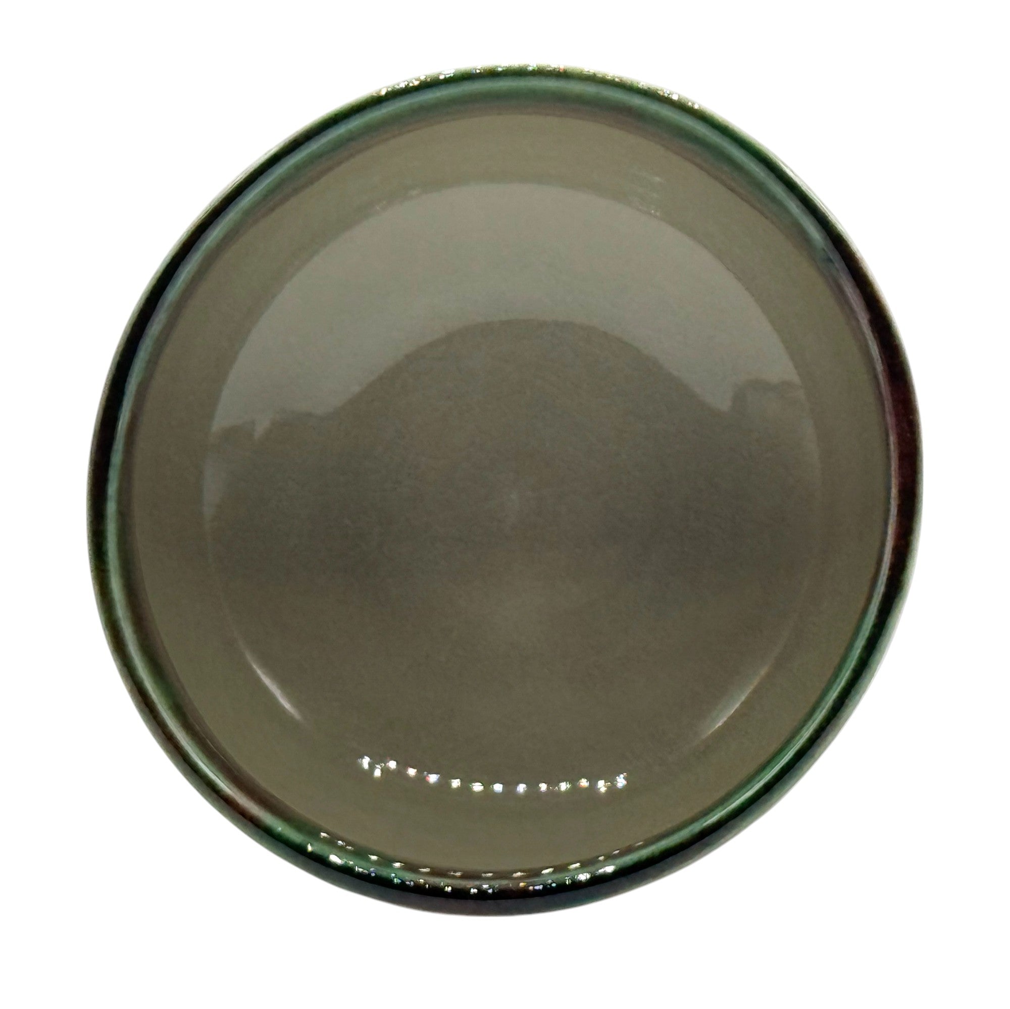 Inoue Toho Shinsa Celadon Green Mino-yaki Chawan - Japanese Matcha Bowl