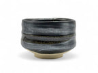 Inoue Kokuyu Urushi Black Mino-yaki Chawan - Japanese Matcha Bowl
