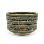 Inoue Maruyoshi Green Mino-yaki Chawan - Japanese Matcha Bowl