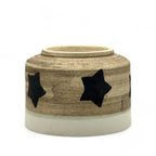 Inoue Hoshi Star White Mino-yaki Chawan - Japanese Matcha Bowl