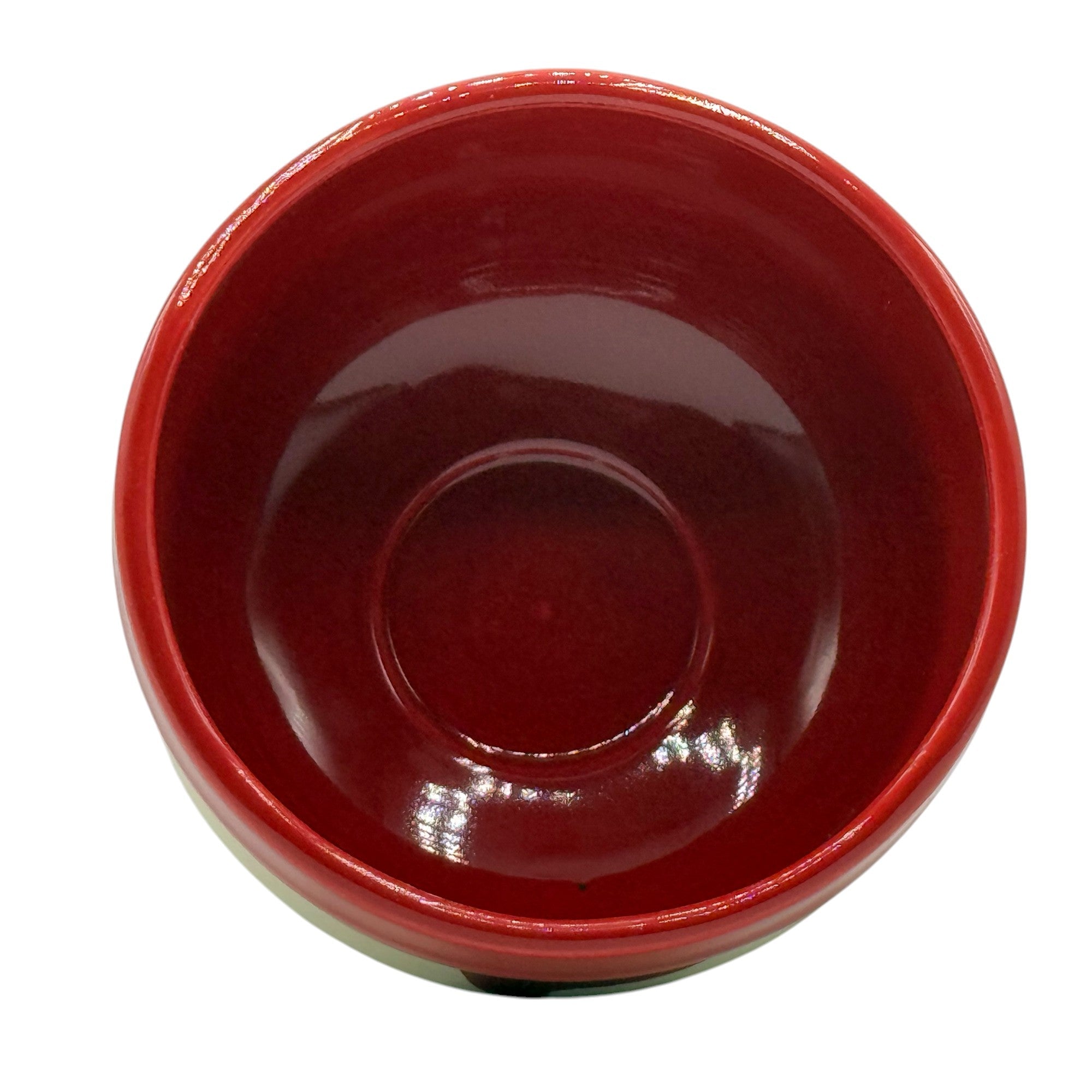 Inoue Seren Aka Rustic Red Shigaraki-yaki Chawan - Japanese Matcha Bowl