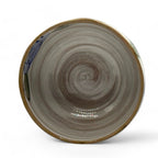 Inoue Blue Rose Garden Mino-yaki Chawan - Japanese Matcha Bowl