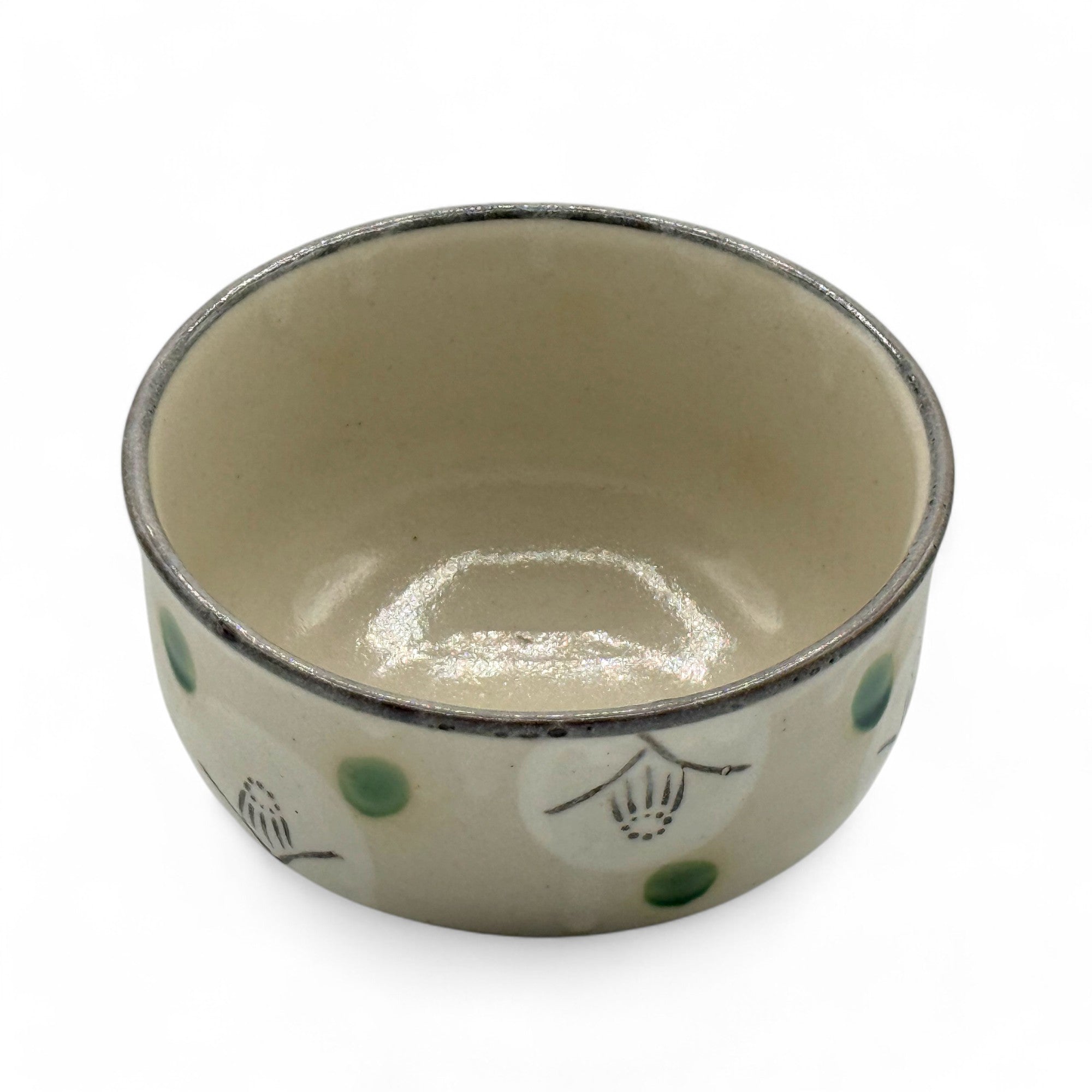 Inoue Yamacha White Seto-yaki Chawan - Japanese Matcha Bowl