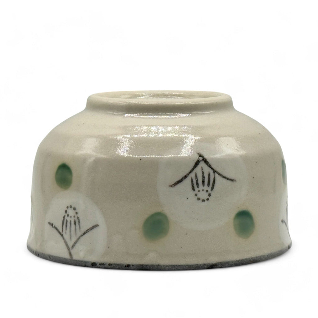 Inoue Yamacha White Seto-yaki Chawan - Japanese Matcha Bowl