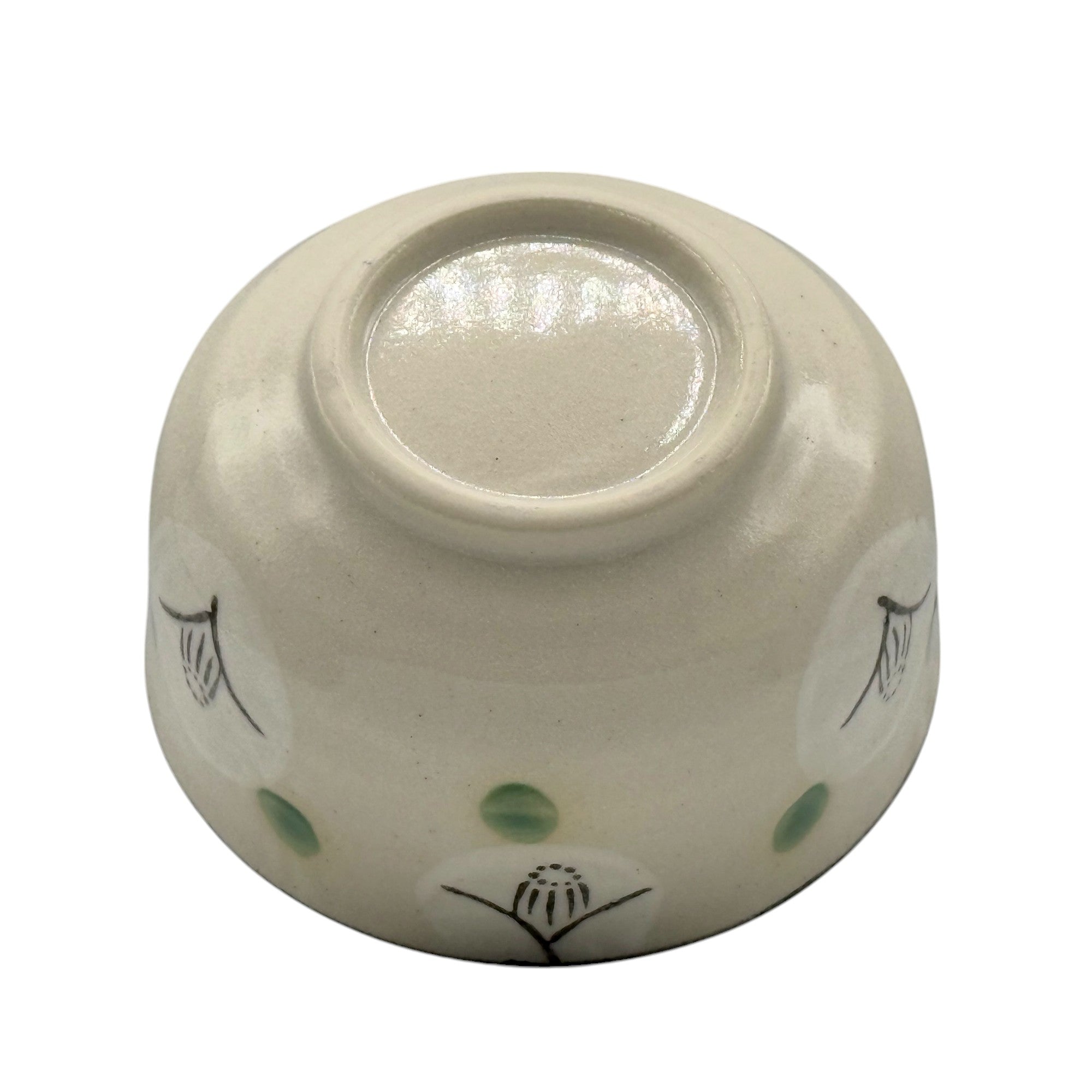 Inoue Yamacha White Seto-yaki Chawan - Japanese Matcha Bowl
