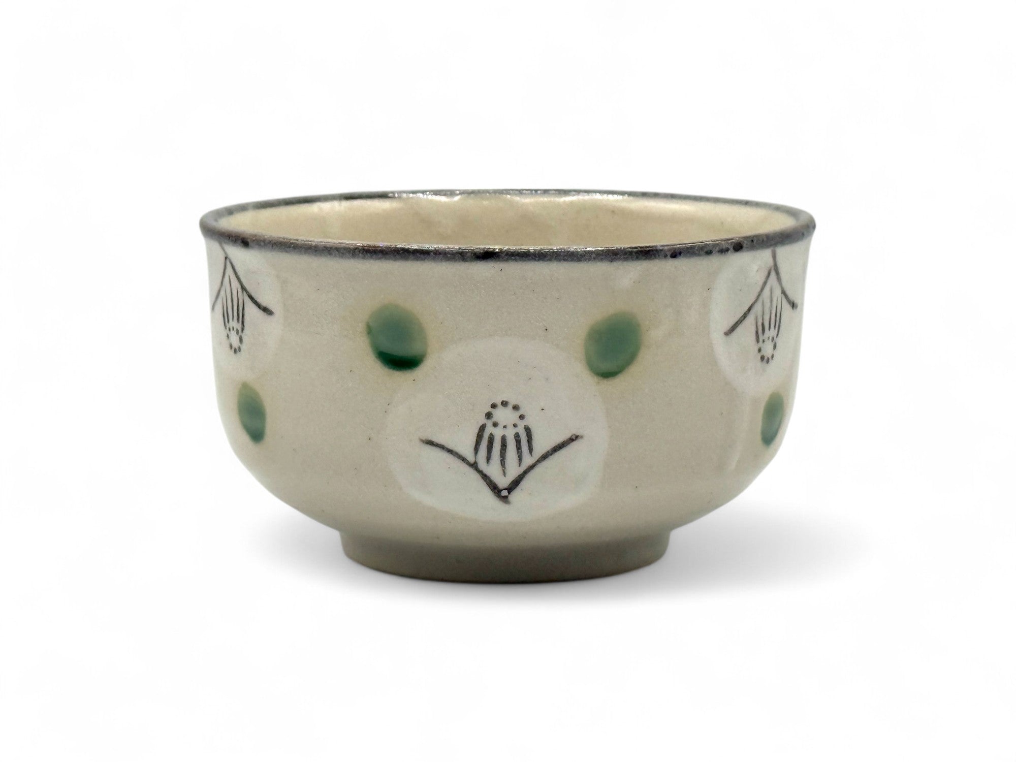 Inoue Yamacha White Seto-yaki Chawan - Japanese Matcha Bowl