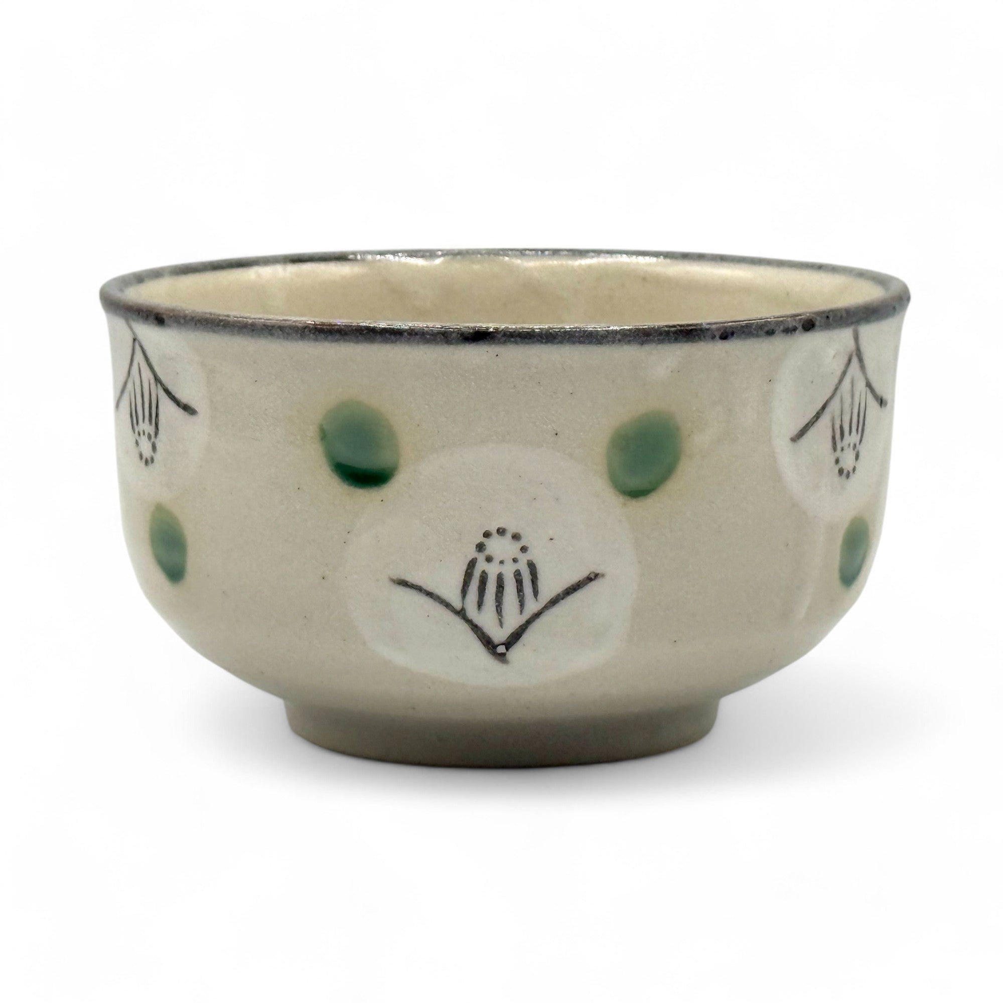 Inoue Yamacha White Seto-yaki Chawan - Japanese Matcha Bowl