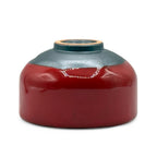 Inoue Showa Red Mino-yaki Chawan by Shotoen - Japanese Matcha Bowl