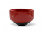 Inoue Showa Red Mino-yaki Chawan by Shotoen - Japanese Matcha Bowl
