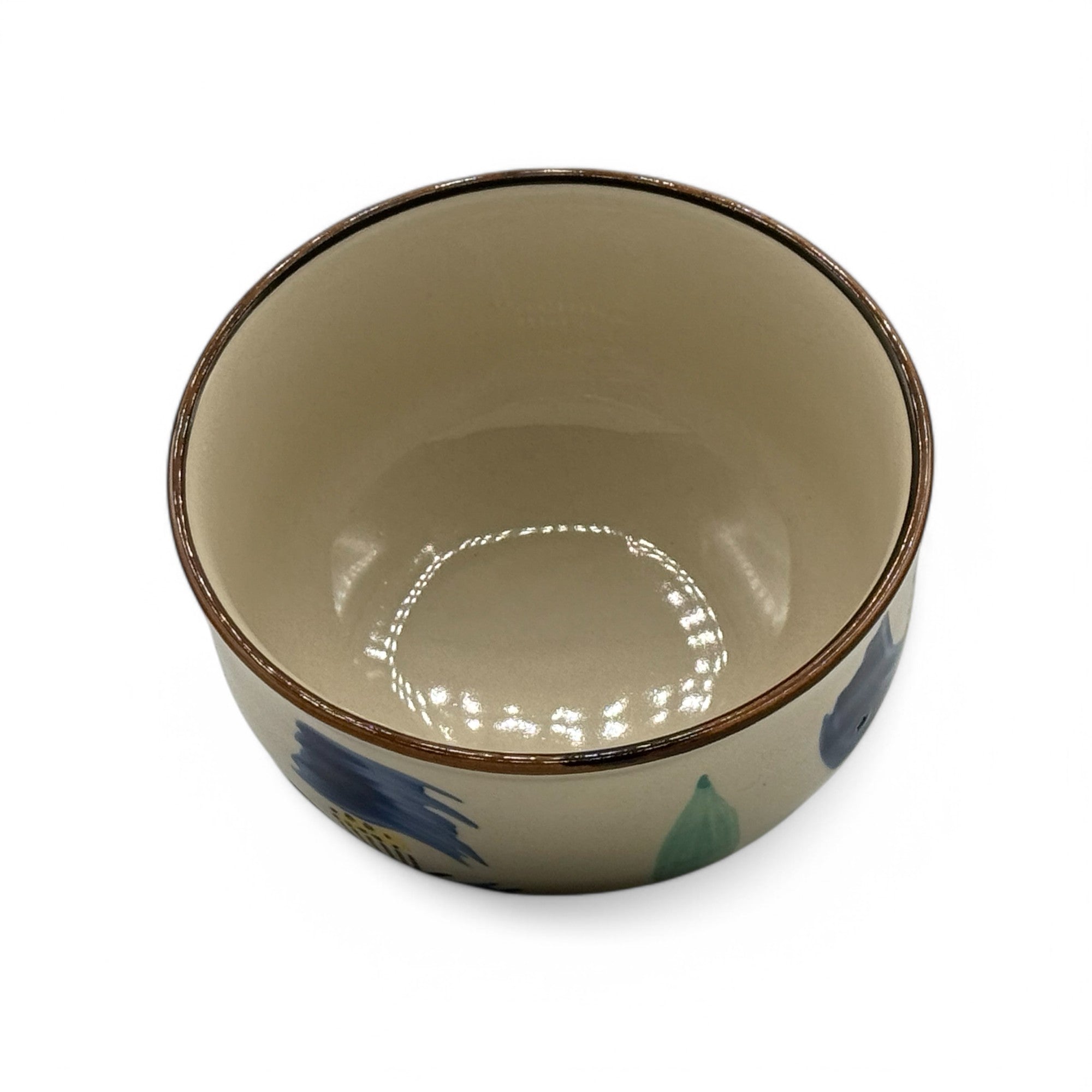 Inoue Aoi Mizu no Hana Beige Seto-yaki Chawan - Japanese Matcha Bowl Tea