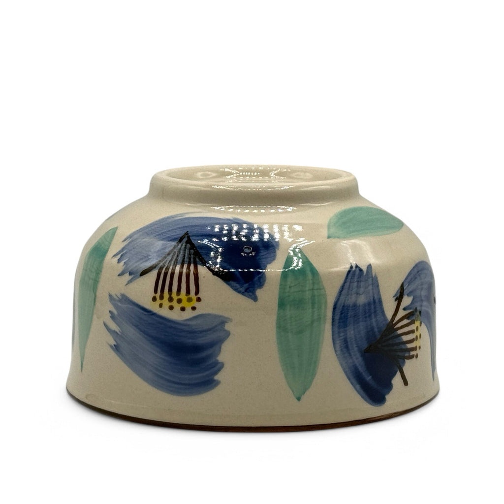 Inoue Aoi Mizu no Hana Beige Seto-yaki Chawan - Japanese Matcha Bowl Tea