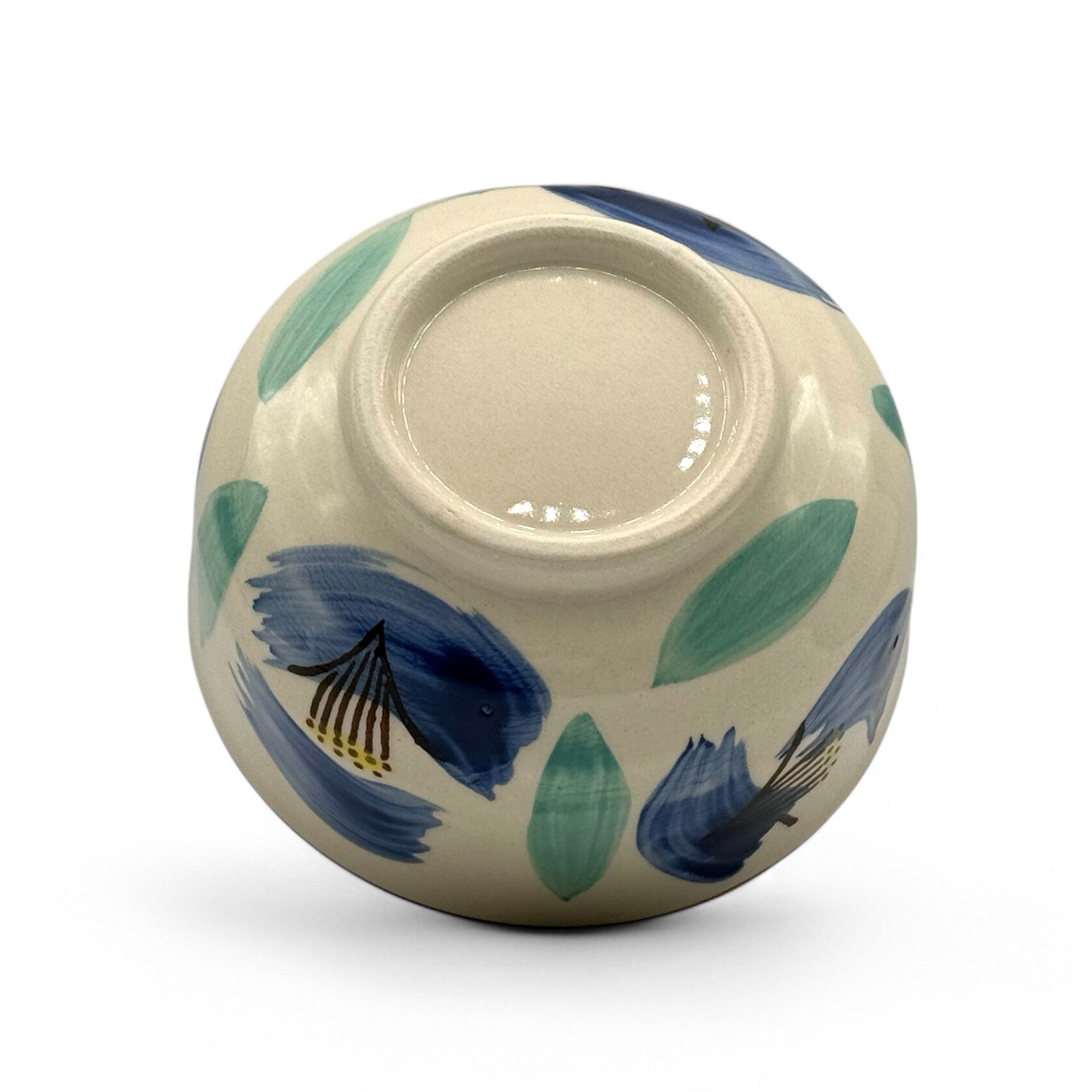 Inoue Aoi Mizu no Hana Beige Seto-yaki Chawan - Japanese Matcha Bowl Tea