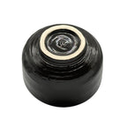 Inoue Kurogane Hake Black Mino-yaki Chawan by Genji - Japanese Matcha Bowl