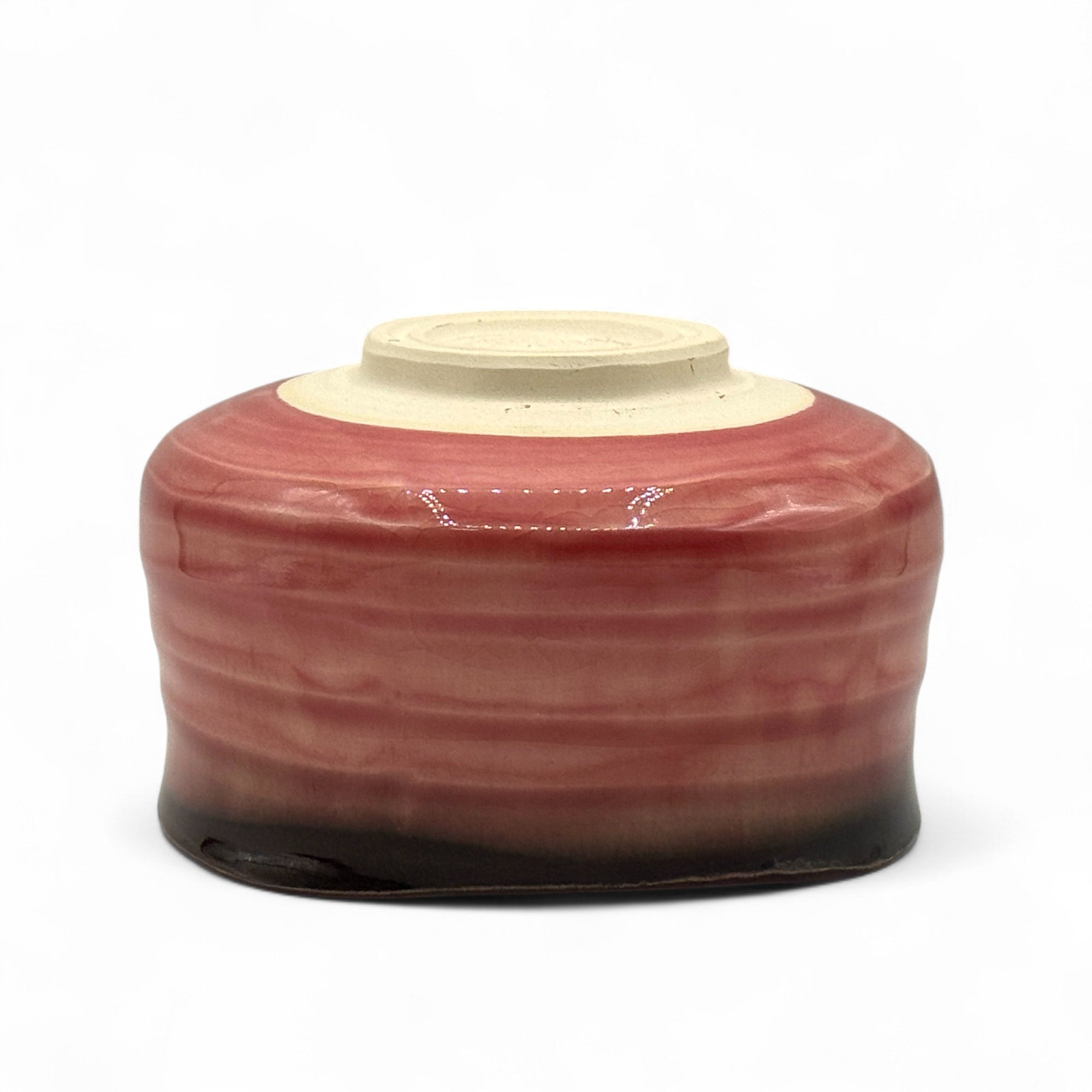 Inoue Kurimuzon Pink Mino-yaki Chawan - Japanese Matcha Bowl
